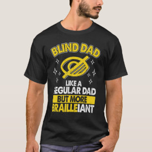 T-shirt Hommes Aveugle Papa Comme Papa Régulier Mais Brail