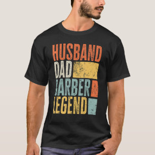 T-shirt Hommes Barber Mari Papa Légendaire Cutter cheveux 