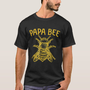 T-shirt Hommes Bee Shirt Papa Papa Père Gardien Garder Api