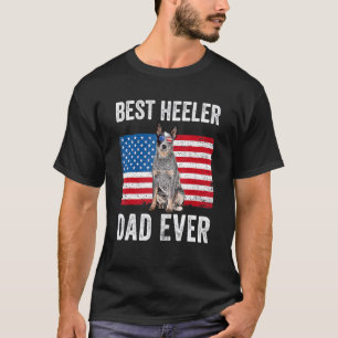 T-shirt Hommes Blue Heeler Papa Australian Cattle Dog Amér