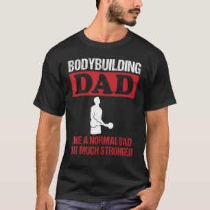 T-shirt Hommes Bodybuilding Papa Dit Bicep Curls Force