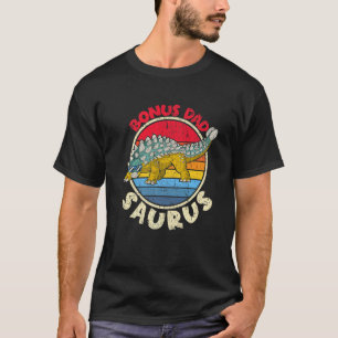 T-shirt Hommes Bonus Papa Saurus I Ankylosaurus Dinosaur I