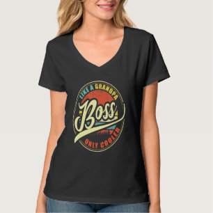T-shirt Hommes Boss Comme Un Grand-Père Uniquement Glacièr