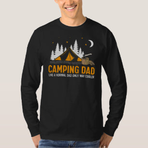 T-shirt Hommes Camping Papa Comme Un Papa Normal Seulement