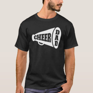 T-shirt Hommes Cheer Papa Pom-pom girl Père Cheerleader Pa