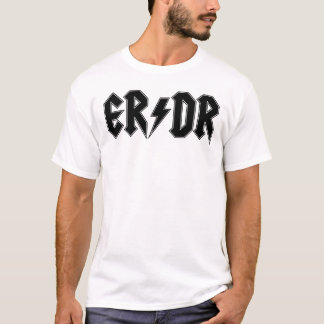 T-shirt Hommes classiques d'ER/DR sur la lumière