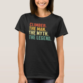 T-shirt Hommes Climber Man Mythe Légende Bouldering Indoor