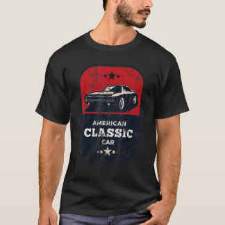 T-shirt Hommes Cool classique voiture classique classique 