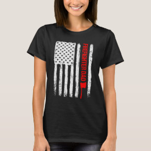 T-shirt Hommes Cool Fête des pères Drapeau américain pompi