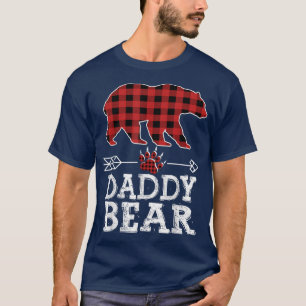T-shirt Hommes Cool Rouge foncé Pleid Noël Papa Pajama Fam