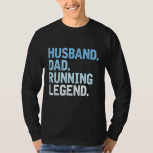 T-shirt Hommes Courir Papa Mari Papa Courir Légende Fathe