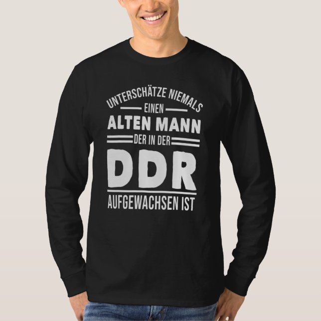 T-shirt Hommes Ddr Ossi Allemagne de l'Est (Devant)
