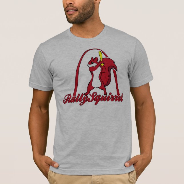 T-shirt Hommes de chemise d'écureuil de rassemblement (Devant)