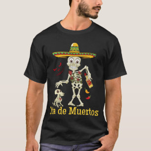 T-SHIRT HOMMES DE DIA DE MUERTOS (JOUR DES MORTS)