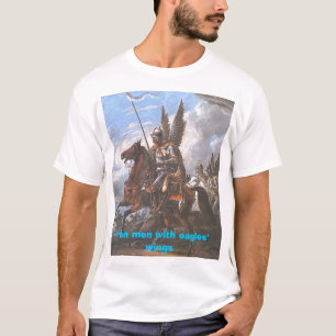 T-shirt Hommes de fer avec les ailes des aigles