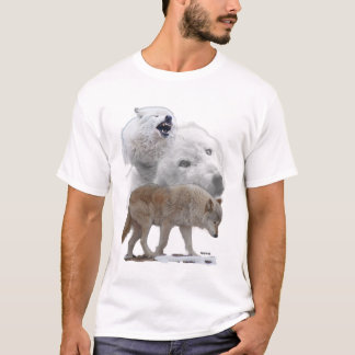 T-shirt Hommes de la chemise 2 de loup