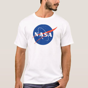 T-shirt Hommes de la NASA agréés pour l'insigne de base-