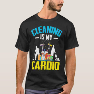 T-shirt Hommes de nettoyage ménager Femme Cool Cardio plai