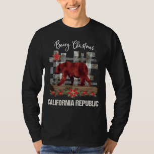 T-shirt Hommes de République de la Californie de Noël de