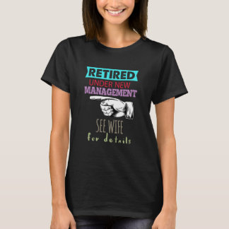 T-shirt Hommes de retraite cool sous la femme pour des dét