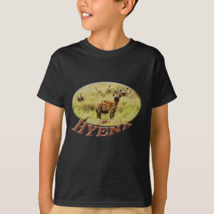 T-shirt Hommes de safari de faune d'hyène/T-shirts d'ados