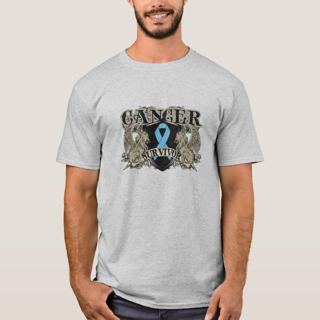 T-shirt Hommes de survivant de cancer de la prostate (Devant)