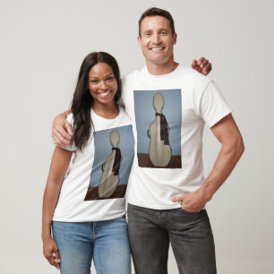 T-shirt Hommes de violoncelle d'hiver supérieurs