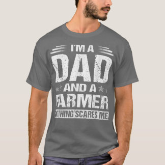 T-shirt Hommes désespérés Je suis un père et un fermier dr