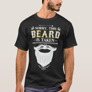 T-shirt Hommes Désolé cette barbe est prise Pays Rétro Hom