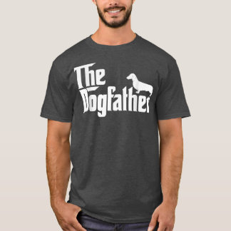 T-shirt Hommes Dogfather Dachshund Funny Père Day Pour