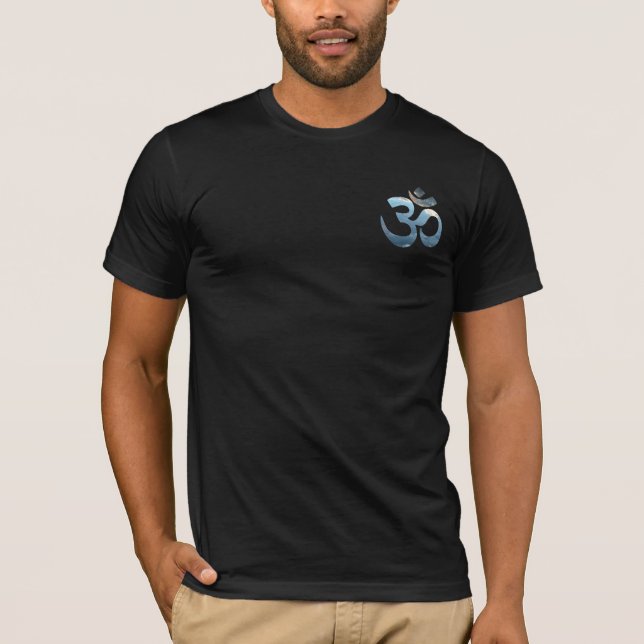 T-shirt Hommes Double Côté Bella Canvas Om Mantra Yoga (Devant)