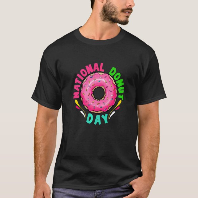 T-shirt Hommes Doughnut mignonnes Femmes Vêtements Donut (Devant)