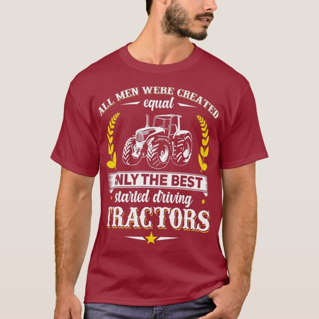 T-shirt Hommes Drôle Agriculture Seulement Les Meilleurs H (Devant)