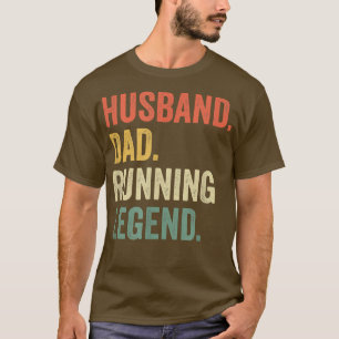 T-shirt Hommes drôle Mari coureur papa coureur de la légen
