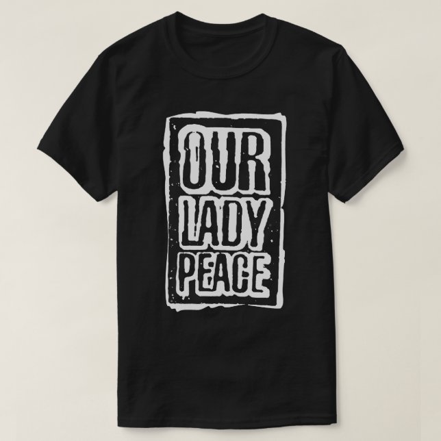 T-shirt Hommes Drôle Notre Dame Paix Plus Alors Awesome (Design devant)