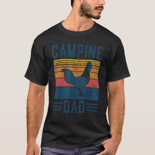 T-shirt Hommes Élevage Campine Vintage Poulet Papa