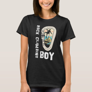 T-shirt Hommes Escalade Vintage Carabiner Rock Escalade ga