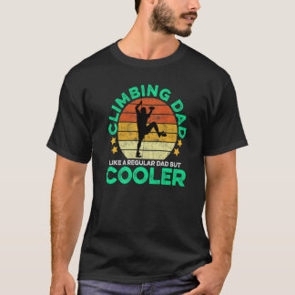 T-shirt Hommes Escalades Papa Comme Un Père Régulier Mais 