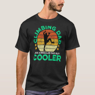 T-shirt Hommes Escalades Papa Comme Un Père Régulier Mais 