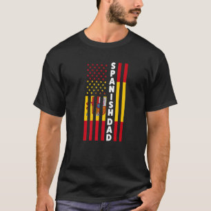 T-shirt Hommes Espagnol Papa Espagne Espagnol Papa
