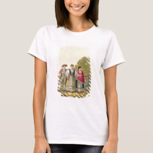 T-shirt Hommes et femmes péruviens dans le costume