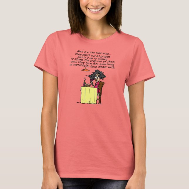 T-shirt Hommes et FIne Humour de vin (Devant)