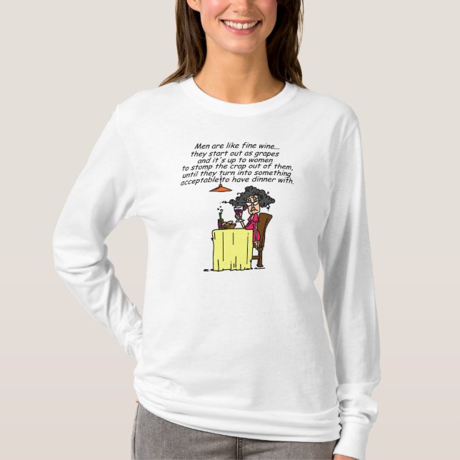 T-shirt Hommes et FIne Humour de vin (Devant)