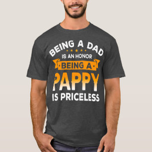 T-shirt Hommes Être un DAD est un HONNEUR Être un PAPPY 