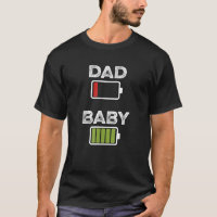 Hommes Fatigué Papa Faible Batterie Bébé Pleine Ch