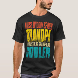 T-shirt Hommes Faux veuves de grand-père araignée comme un