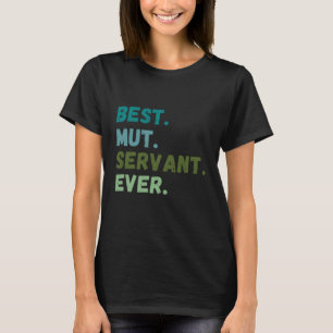 T-shirt Hommes Femme Meilleur Serveuse de chien jamais bea