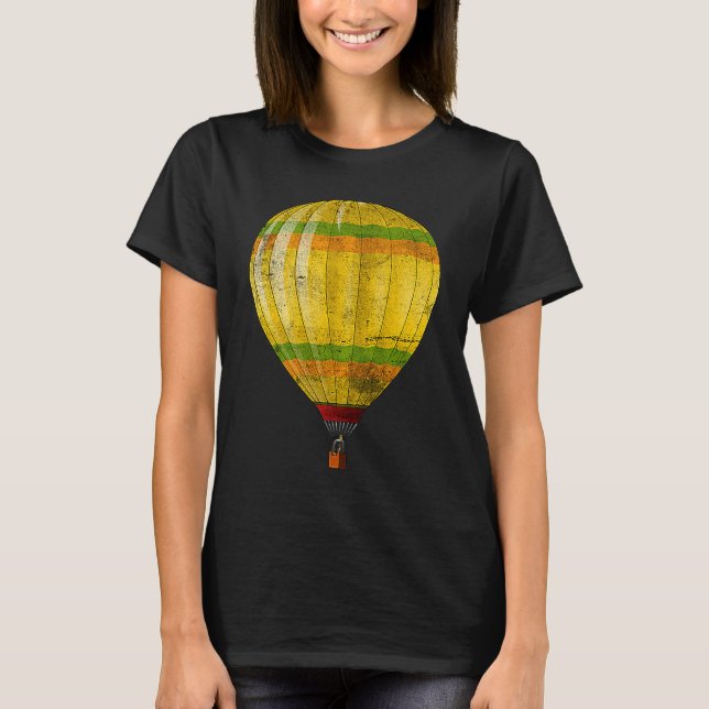 T-shirt Hommes Femmes Aime Les Ballons À Air Chaud Cool Co (Devant)