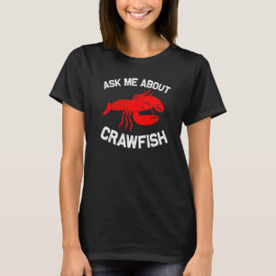 T-shirt Hommes Femmes Écrevisses Mangeurs d'écrevisses
