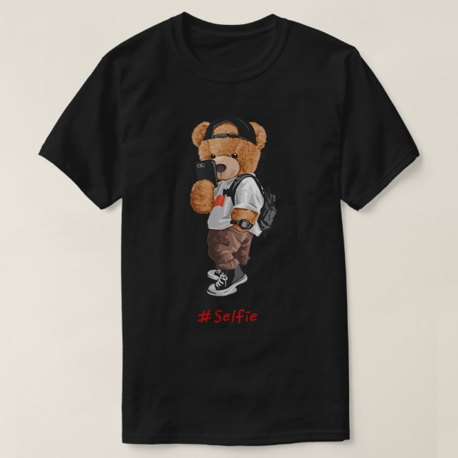 T-shirt Hommes Femmes Enfants Ours En Jouet Graphique Cool (Design devant)